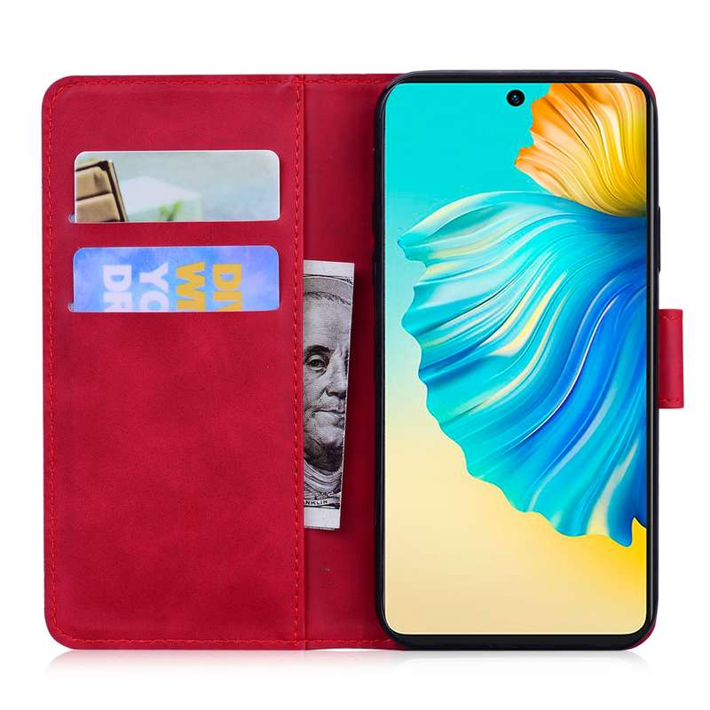 For Tecno Camon 17P Skin Feel Pure Color Flip Leather Phone Case(Black)