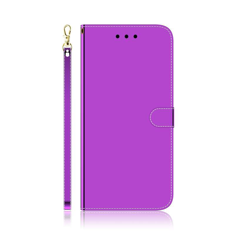 For Tecno Spark 7 Pro Imitated Mirror Surface Horizontal Flip Leather Phone Case(Silver)
