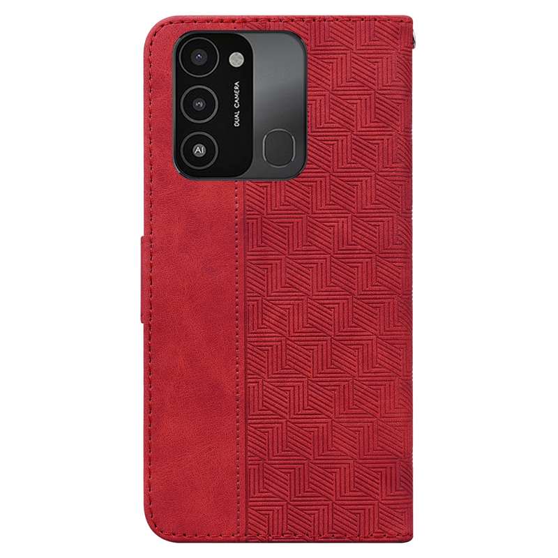 For Tecno Spark Go 2022 / Spark 8C Imitated Mirror Surface Horizontal Flip Leather Phone Case(Black)