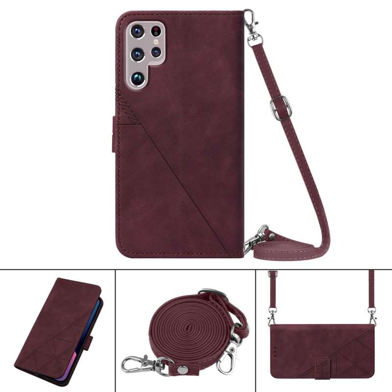 For Itel S16 Pro Crossbody 3D Embossed Flip Leather Phone Case(Dark Green)