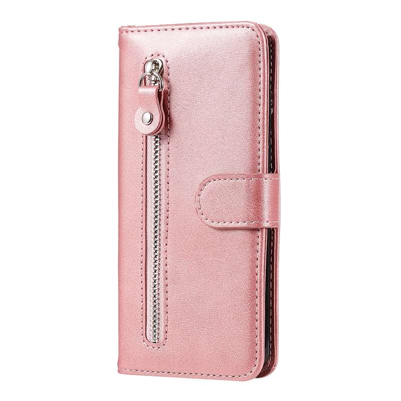 For Honor 50 SE / Huawei Nova 9 SE Fashion Calf Texture Zipper Horizontal Flip Leather Case(Rose Gol