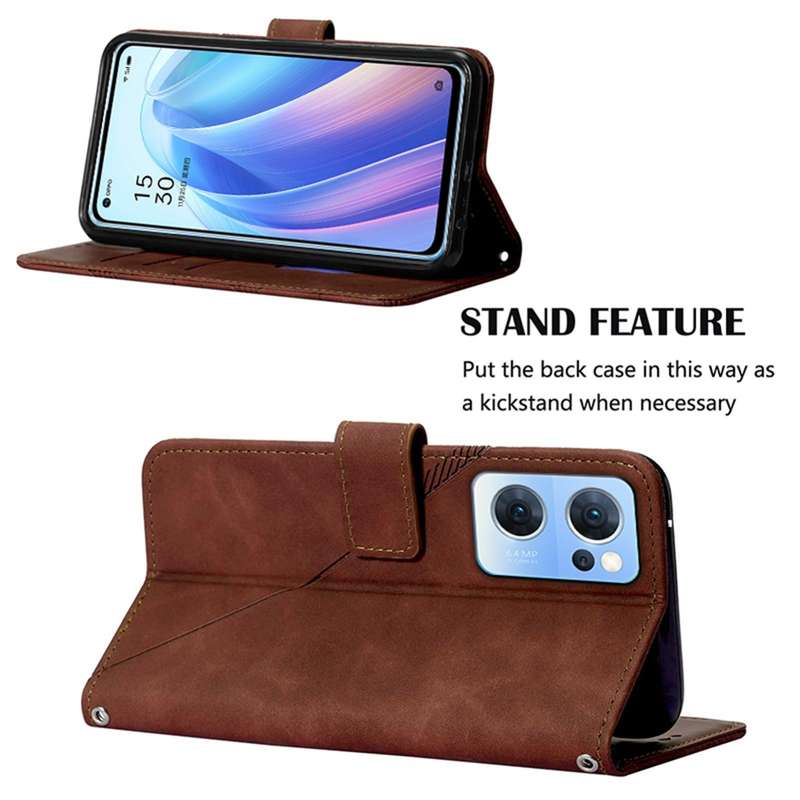 For OPPO Reno7 5G / Find X5 Lite Crossbody 3D Embossed Flip Leather Phone Case(Purple)