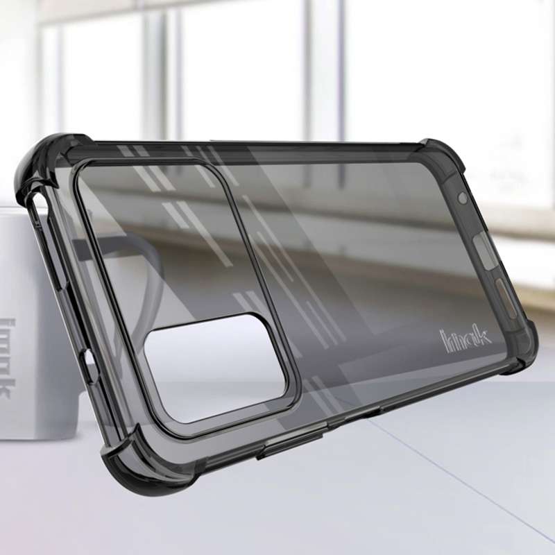 For Xiaomi Poco M4 Pro 4G Global imak TPU Phone Case with Screen Protector(Transparent)