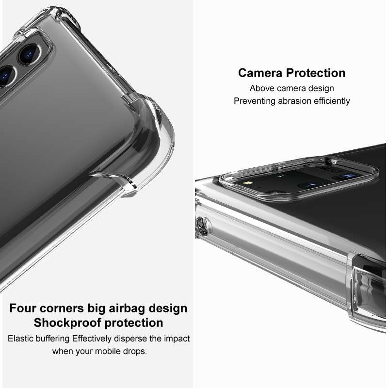 For Xiaomi Poco X4 Pro 5G Global imak TPU Phone Case with Screen Protector(Transparent Black)