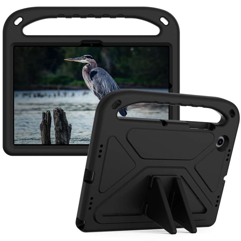 For Samsung Galaxy Tab A8 10.5 / X200 Handle EVA Shockproof Tablet Case with Holder(Red)