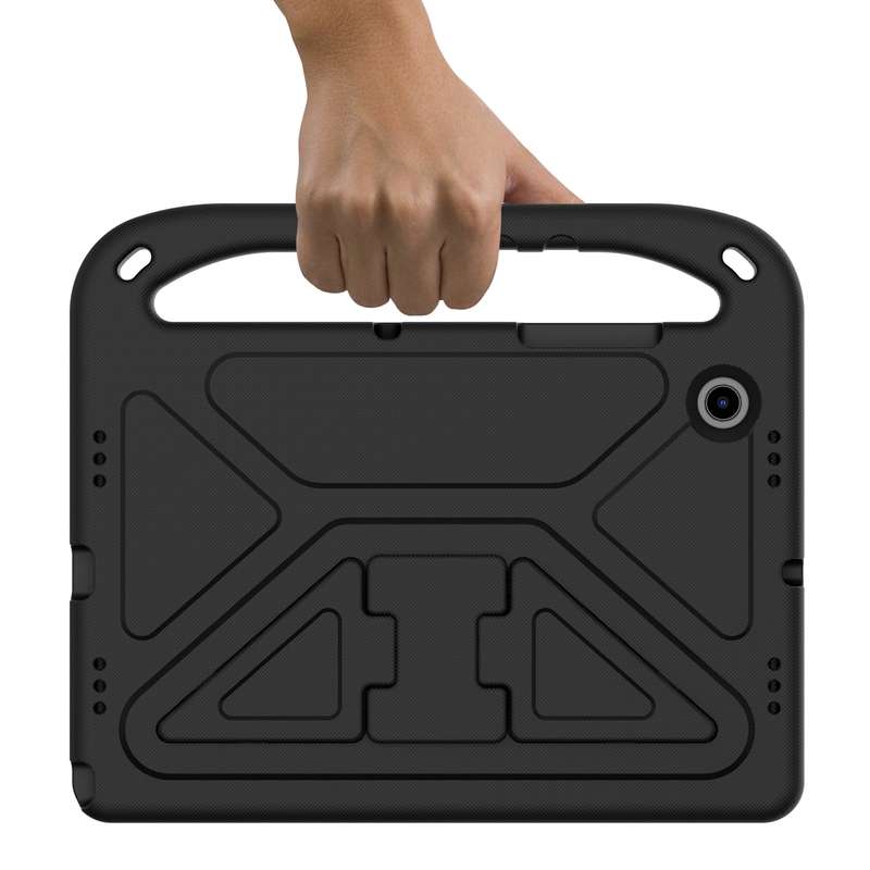 For Samsung Galaxy Tab A8 10.5 / X200 Handle EVA Shockproof Tablet Case with Holder(Red)