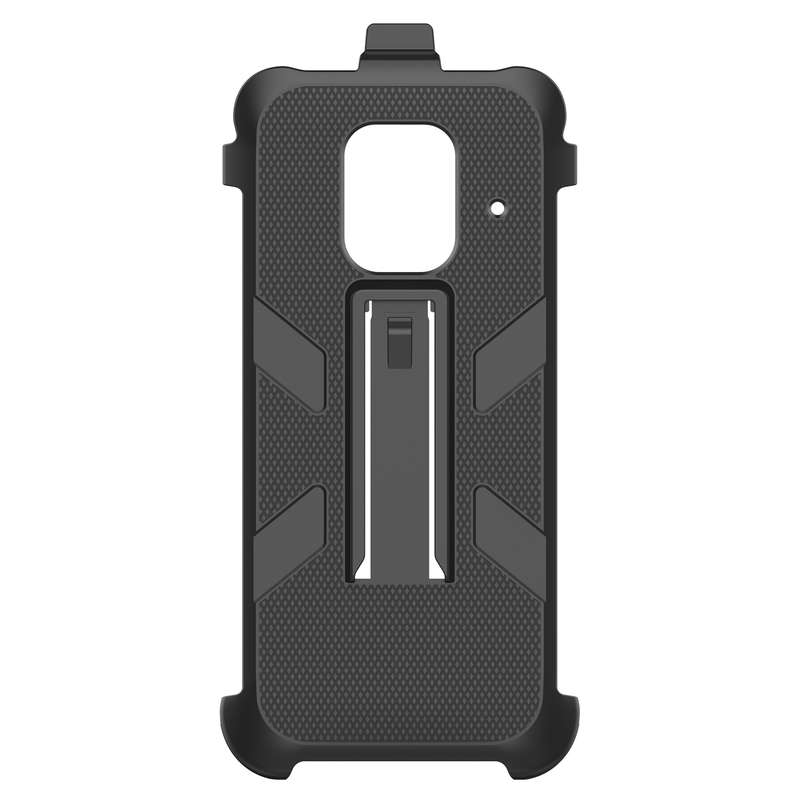For Ulefone Power Armor 14 Pro Ulefone Back Clip Phone Case with Carabiner(Black)