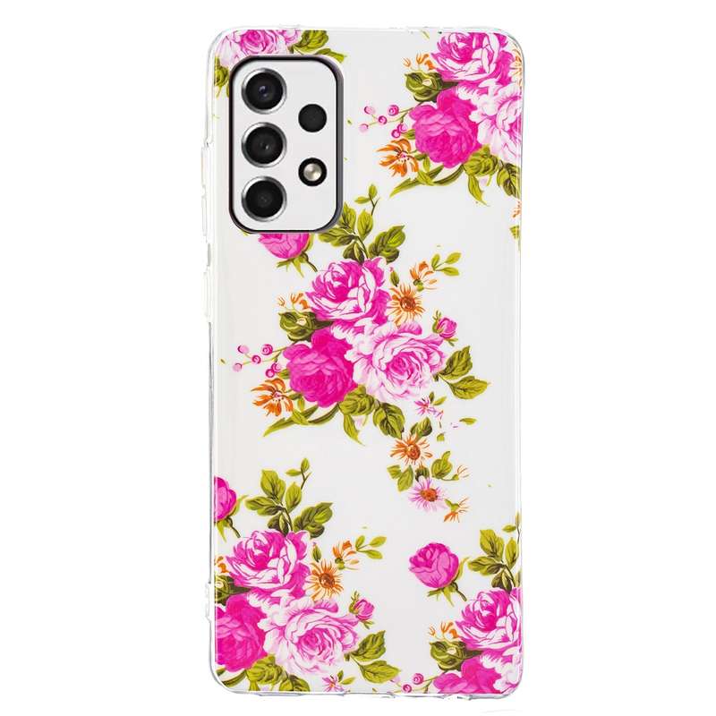 For Samsung Galaxy A13 4G Luminous TPU Protective Phone Case(Graffiti)