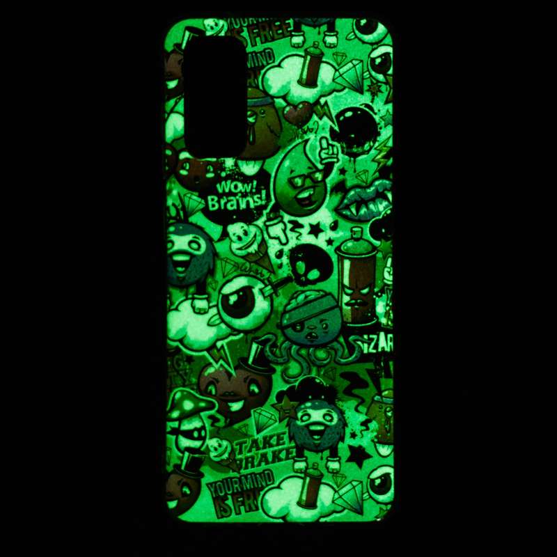 For Samsung Galaxy A53 5G Luminous TPU Protective Phone Case(Graffiti)