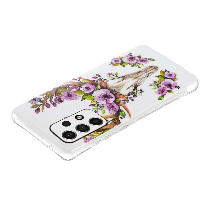 For Samsung Galaxy A53 5G Luminous TPU Protective Phone Case(Graffiti)