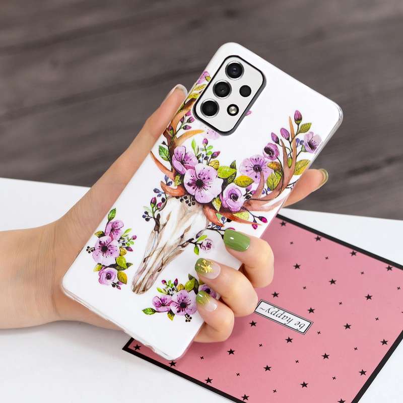 For Samsung Galaxy A53 5G Luminous TPU Protective Phone Case(Graffiti)