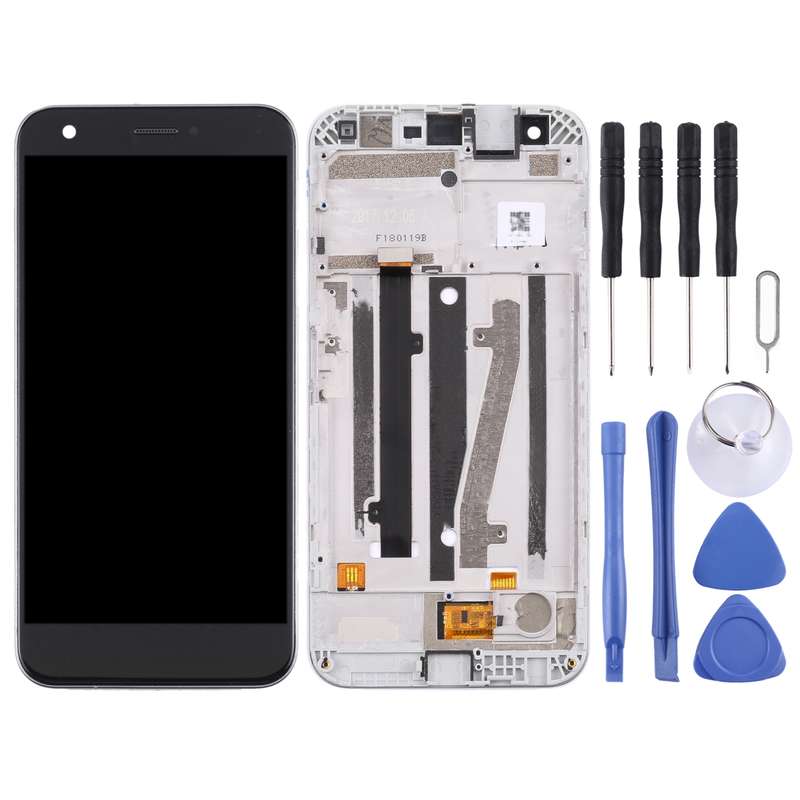 OEM LCD Screen For ZTE Blade A512/Z10 Digitizer Full Assembly with FrameBlack)