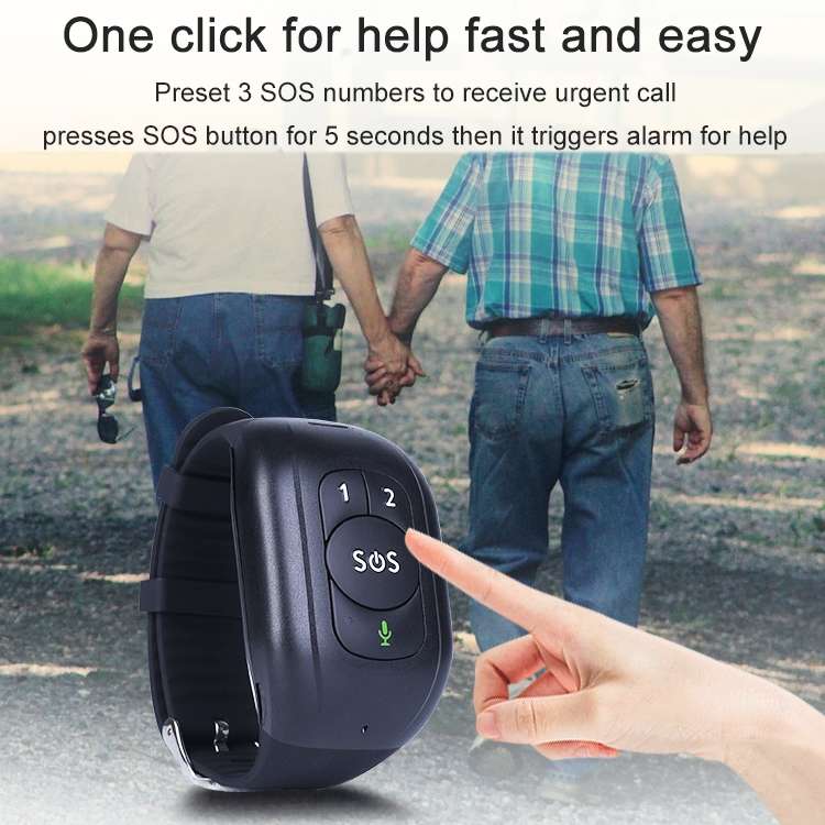 RF-V48 4G Waterproof Anti-lost GPS Positioning Smart Watch, Band B for North America, South America