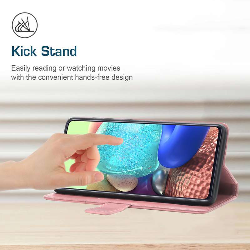 For T-Mobile Revvl V+ 5G Y Stitching Horizontal Flip Leather Phone Case(Rose Gold)
