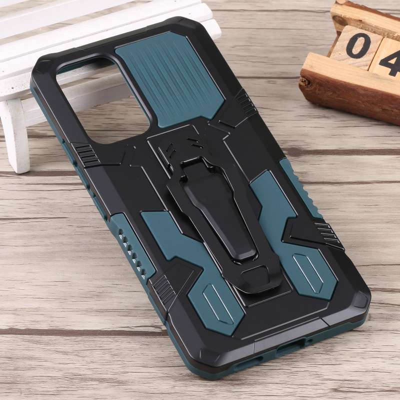 For Samsung Galaxy A53 5G Armor Warrior Shockproof PC + TPU Phone Case(Black)