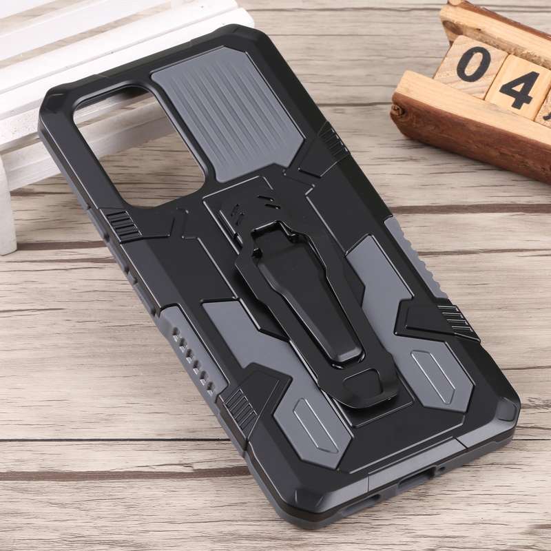 For Samsung Galaxy A53 5G Armor Warrior Shockproof PC + TPU Phone Case(Black)