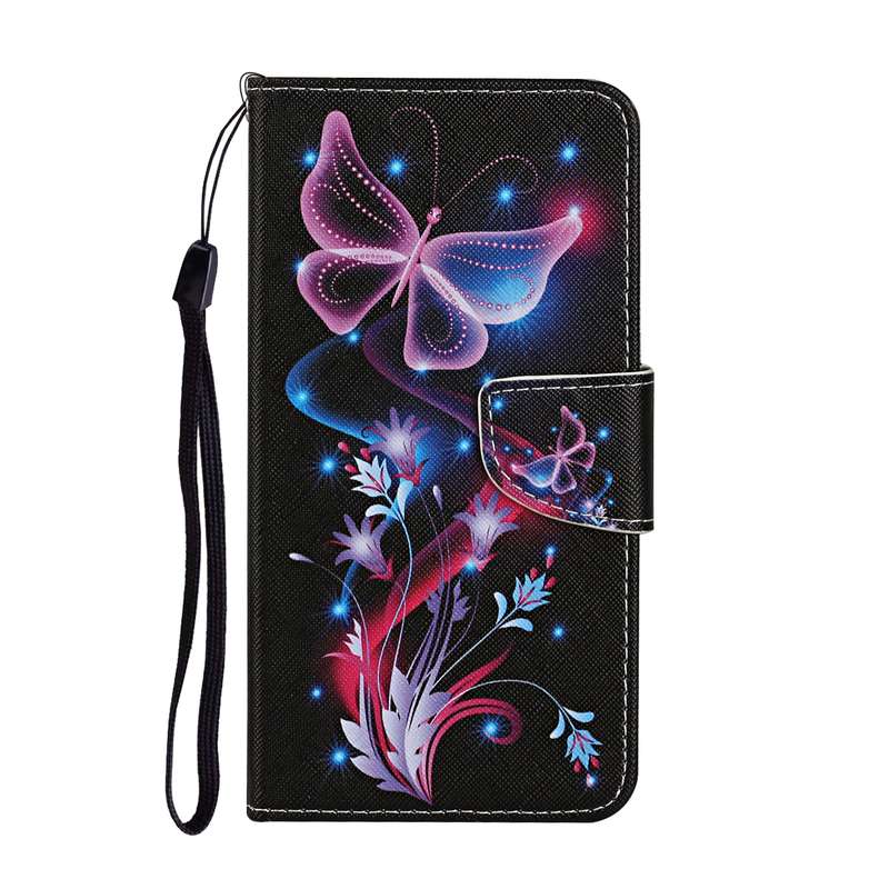 For Samsung Galaxy A33 5G Colored Drawing Pattern Flip Leather Case(Peony)