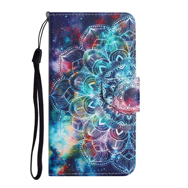 For Xiaomi Redmi Note 11 Pro 4G Colored Drawing Pattern Flip Leather Case(Mandala)