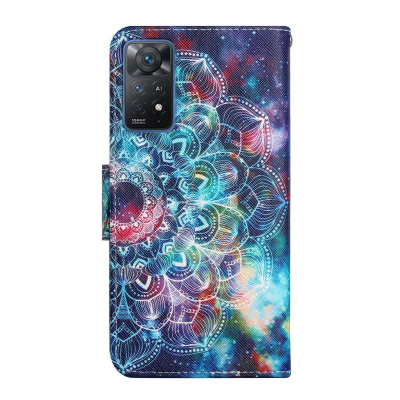 For Xiaomi Redmi Note 11 Pro 4G Colored Drawing Pattern Flip Leather Case(Mandala)