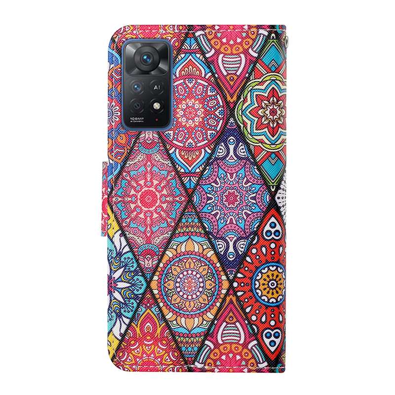 For Xiaomi Redmi Note 11 Pro 4G Colored Drawing Pattern Flip Leather Case(Mandala)