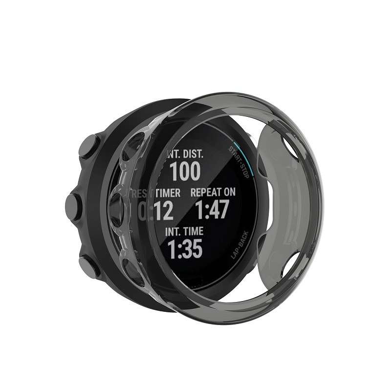 For Garmin Swim 2 TPU Protective Case(Transparent White)