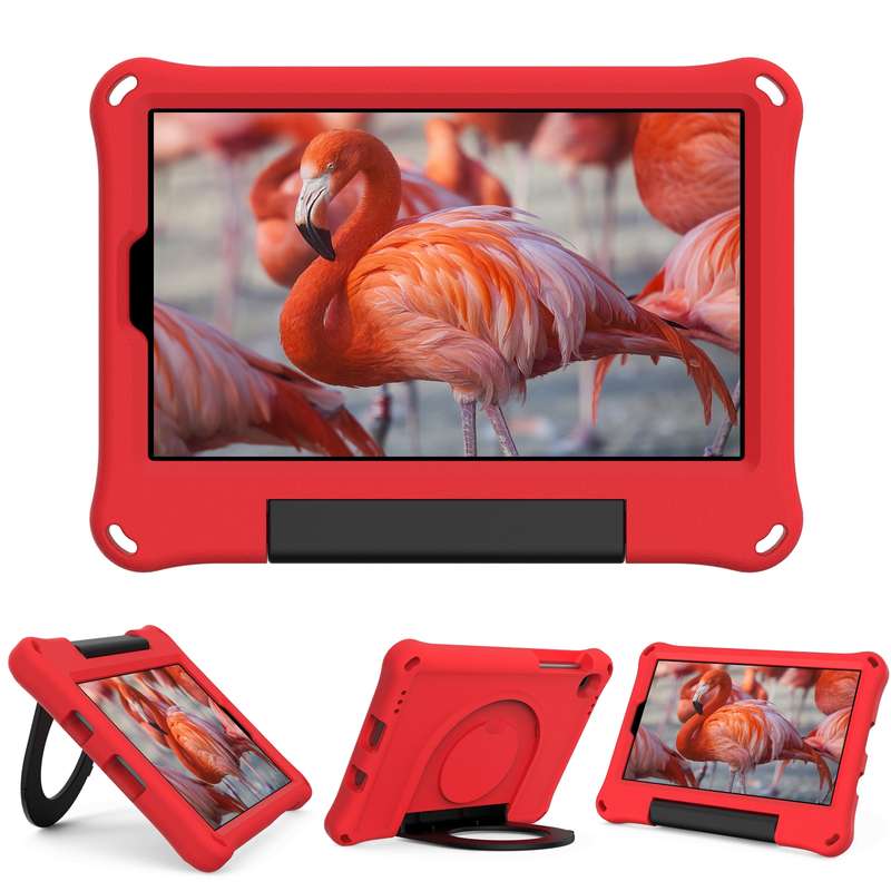 For Samsung Galaxy Tab A7 Lite EVA Handle Holder Tablet Case(Blue)