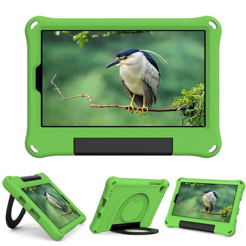 For Samsung Galaxy Tab A7 Lite EVA Handle Holder Tablet Case(Blue)
