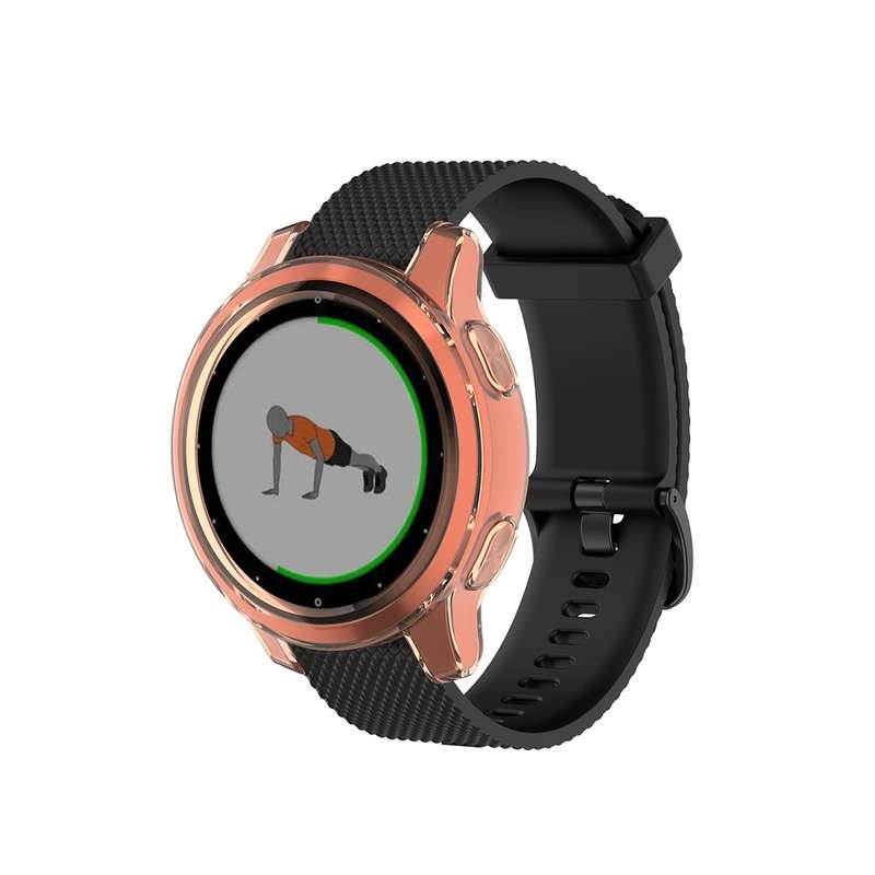 For Garmin Vivoactive 4 TPU Protective Shell(Transparent White)