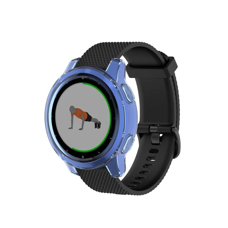 For Garmin Vivoactive 4 TPU Protective Shell(Transparent White)