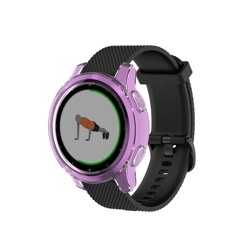 For Garmin Vivoactive 4 TPU Protective Shell(Transparent White)