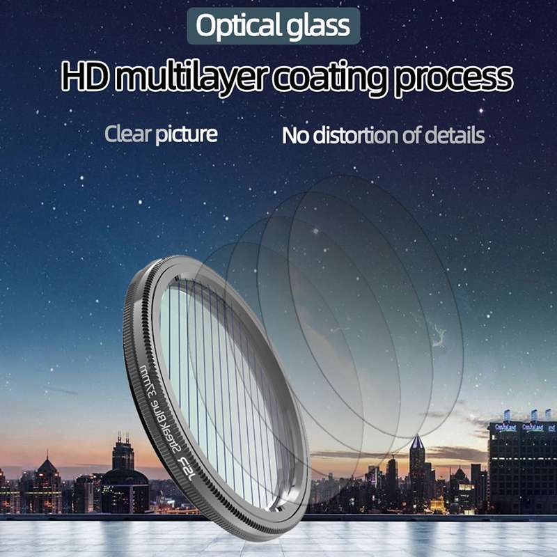 JSR Starlight Drawing Camera Lens Filter, Size:67mm(Streak Blue)