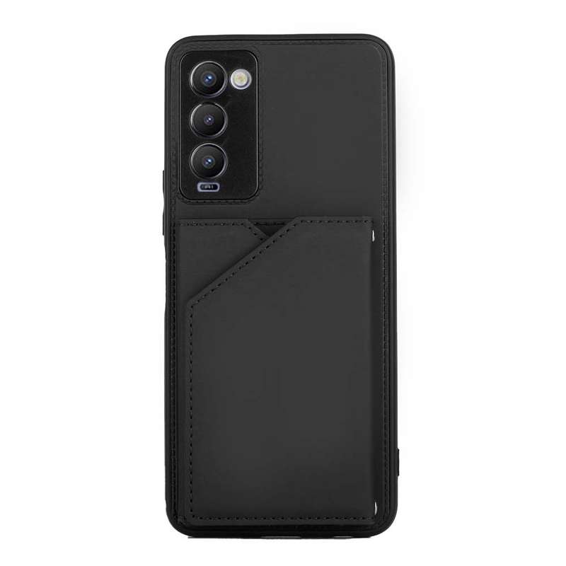 For Tecno Camon 17 Pro Skin Feel PU + TPU + PC Phone Case(Brown)