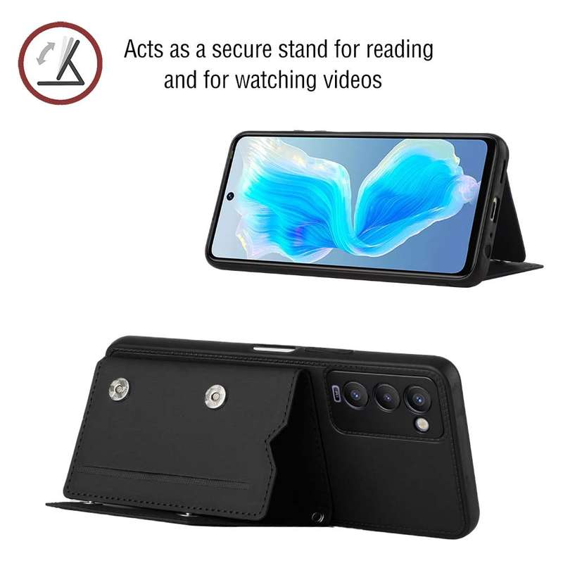 For Tecno Camon 17 Pro Skin Feel PU + TPU + PC Phone Case(Brown)