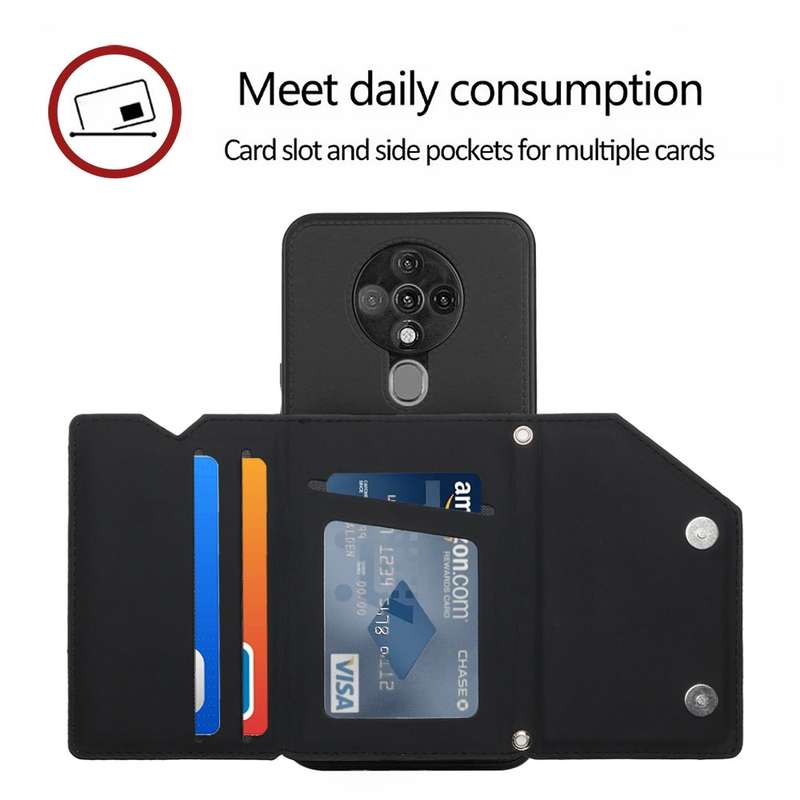 For Tecno Spark 6 Skin Feel PU + TPU + PC Phone Case(Black)