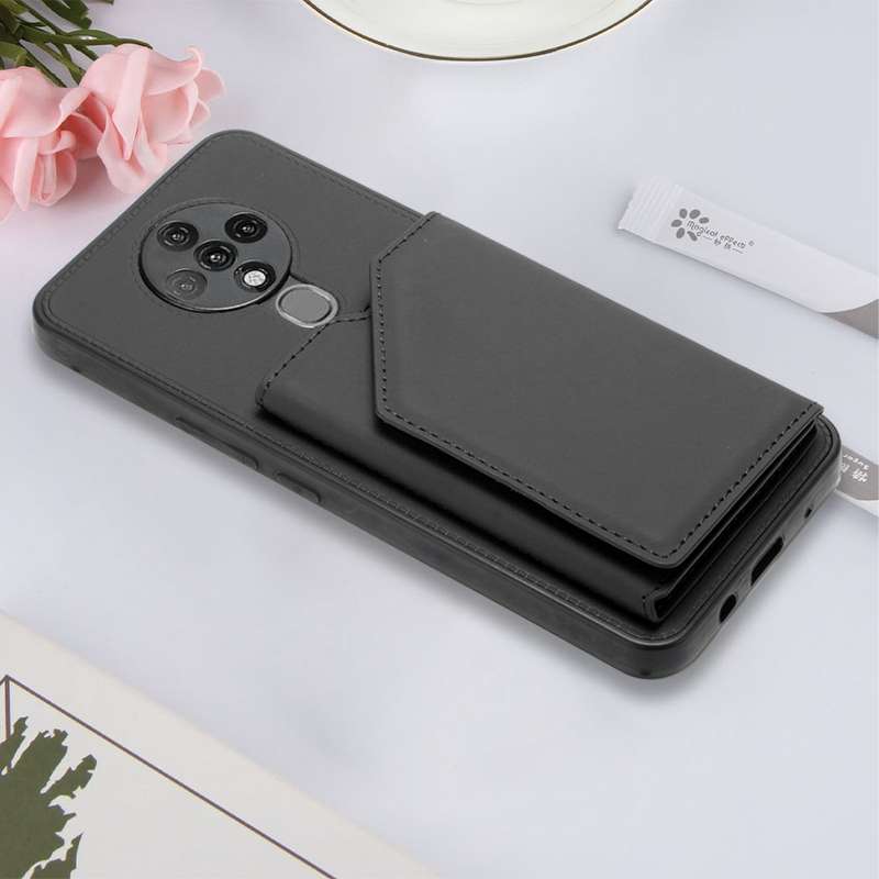 For Tecno Spark 6 Skin Feel PU + TPU + PC Phone Case(Black)