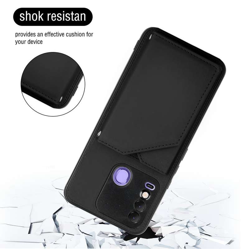 For Tecno Spark 8 Skin Feel PU + TPU + PC Phone Case(Rose Gold)