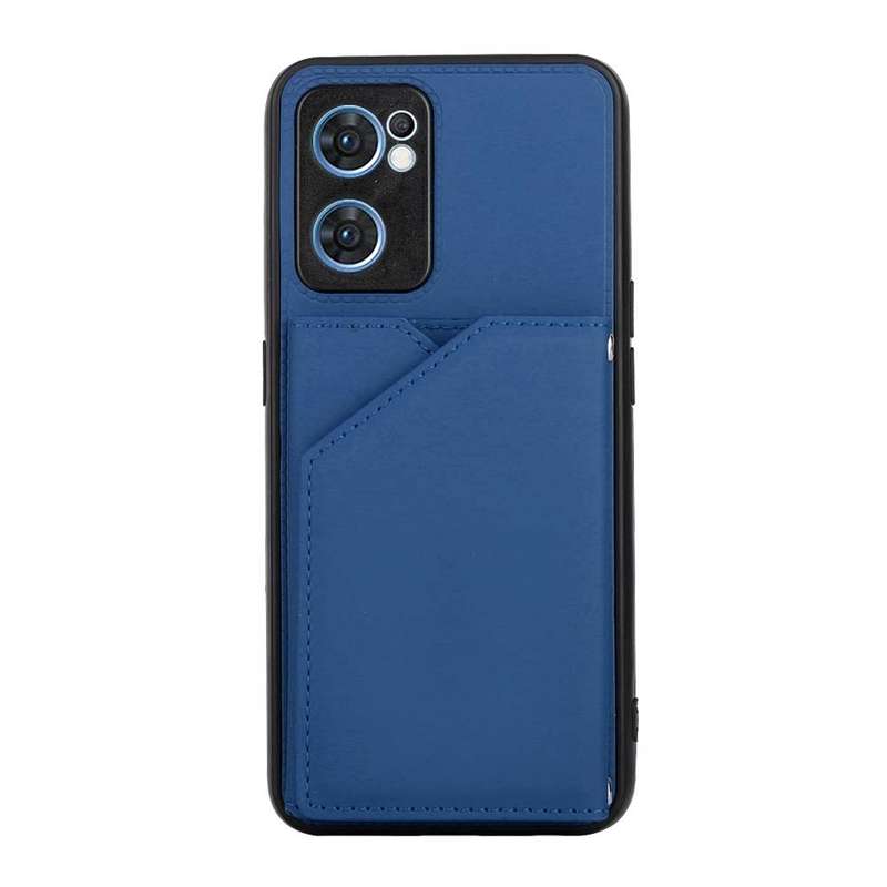 For OPPO Reno7 5G Skin Feel PU + TPU + PC Phone Case(Brown)