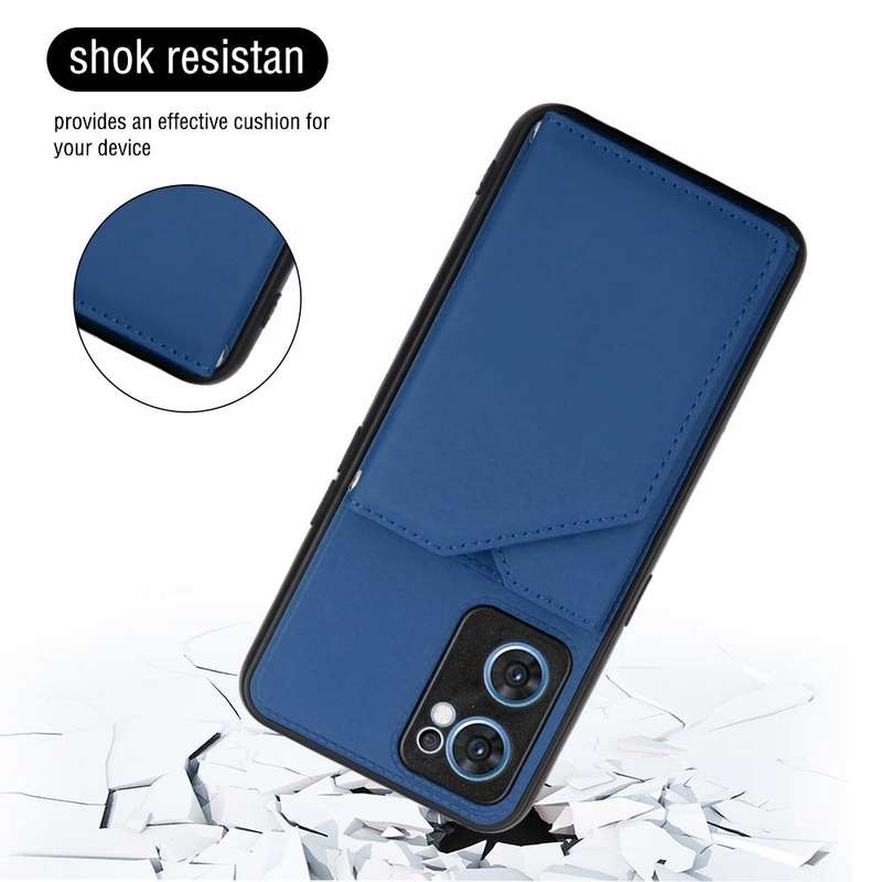 For OPPO Reno7 5G Skin Feel PU + TPU + PC Phone Case(Brown)