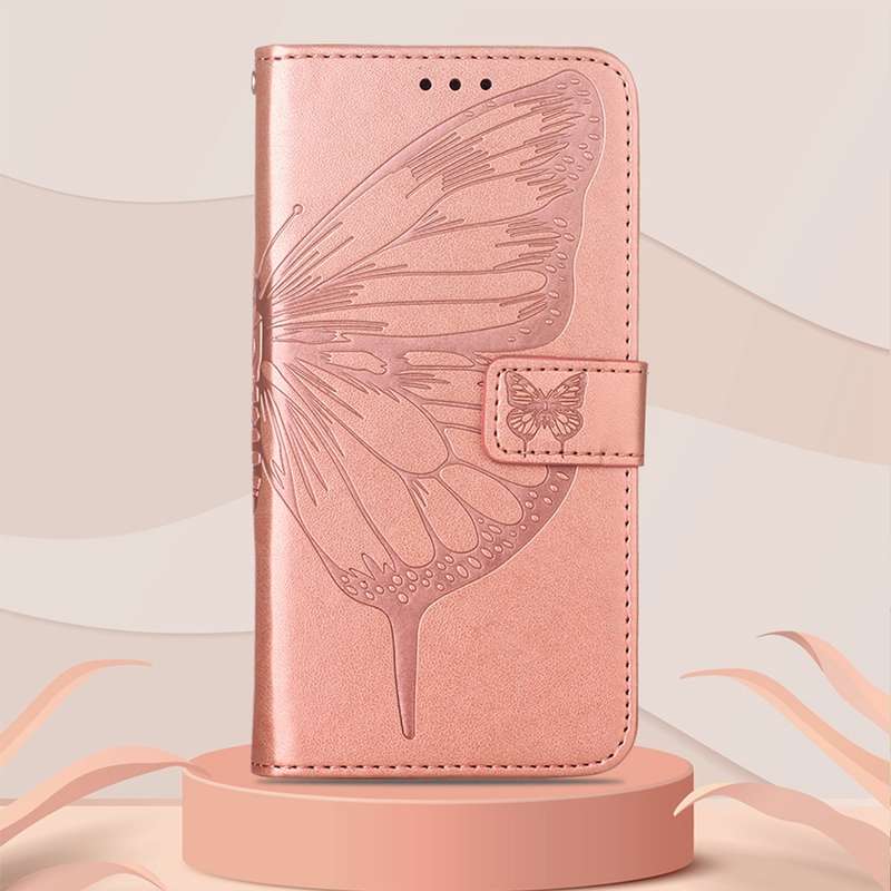 For Itel P37 / Vision 2s Embossed Butterfly Leather Phone Case(Green)