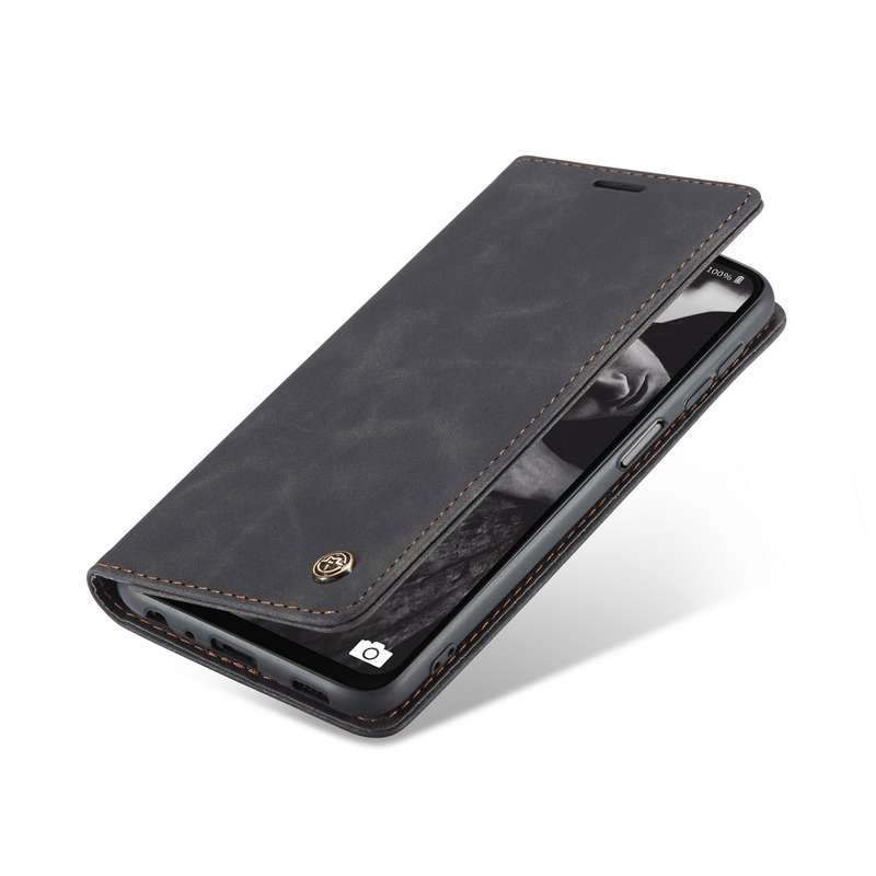For Samsung Galaxy A23 CaseMe 013 Multifunctional Horizontal Flip Leather Phone Case(Black)