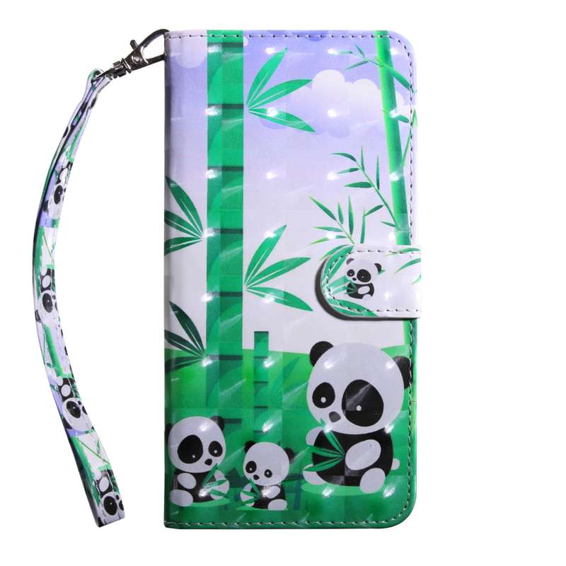 For Xiaomi Redmi 10C Global 3D Painted Pattern Leather Phone Case(Husky)