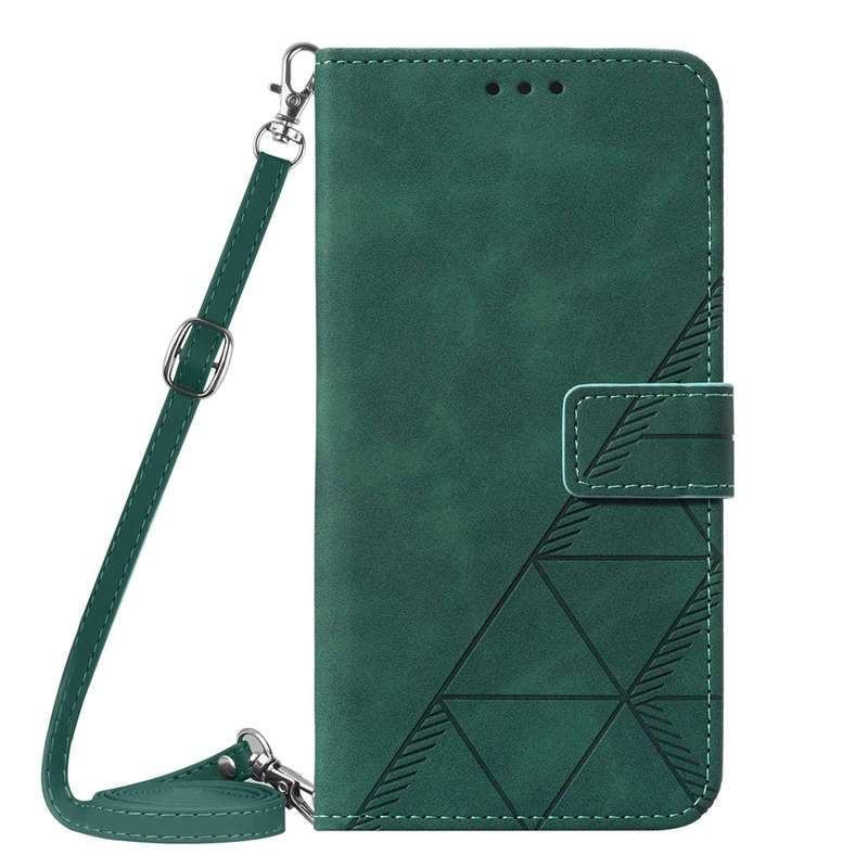 For OPPO Reno7 4G/F21 Pro Crossbody 3D Embossed Flip Leather Phone Case(Purple)