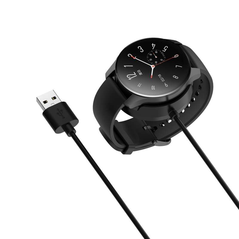 For vivo Watch 2 Smart Watch Magnetic Charging Cable, Length: 1m(Black)