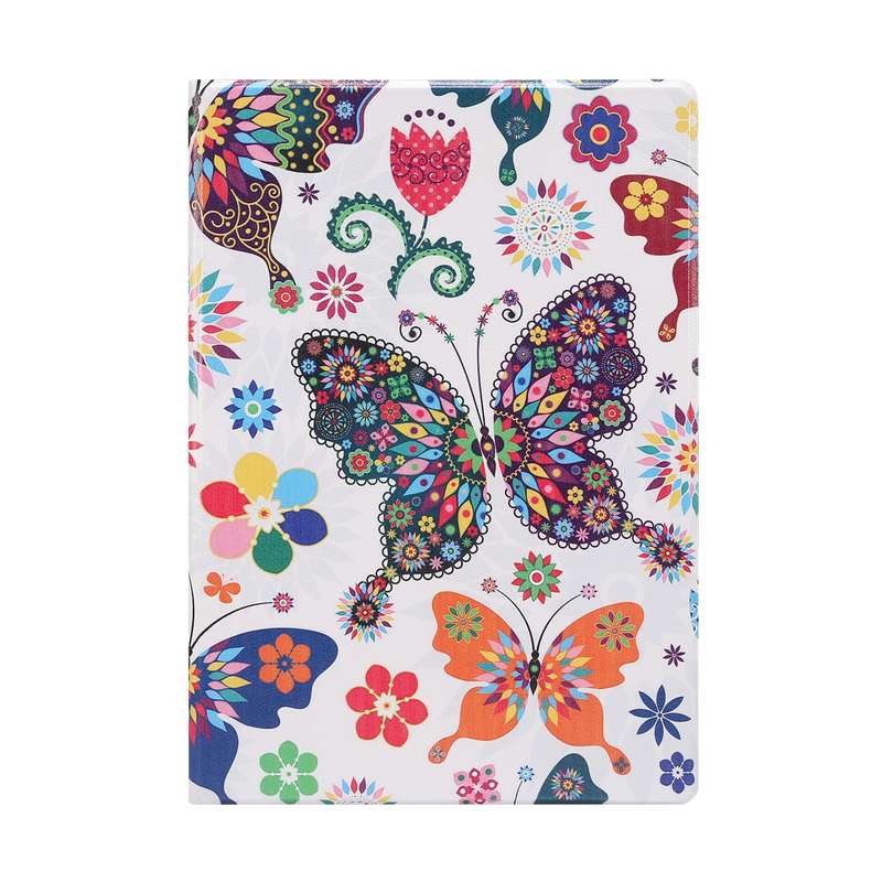 For Samsung Galaxy Tab A8 X200 Painted Voltage Pen Slot Tablet Smart Case(Blue Elk)