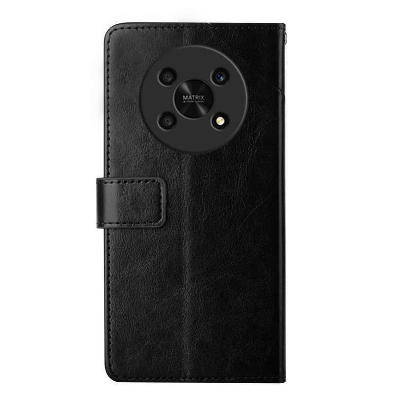 For Honor Magic4 Lite 5G Y Stitching Horizontal Flip Leather Phone Case(Rose Gold)