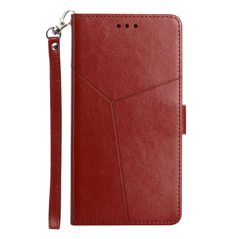 For Honor Magic4 Lite 5G Y Stitching Horizontal Flip Leather Phone Case(Rose Gold)