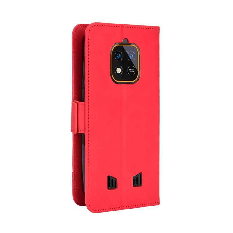 For Oukitel WP18 Skin Feel Calf Texture Card Slots Leather Phone Case(Red)