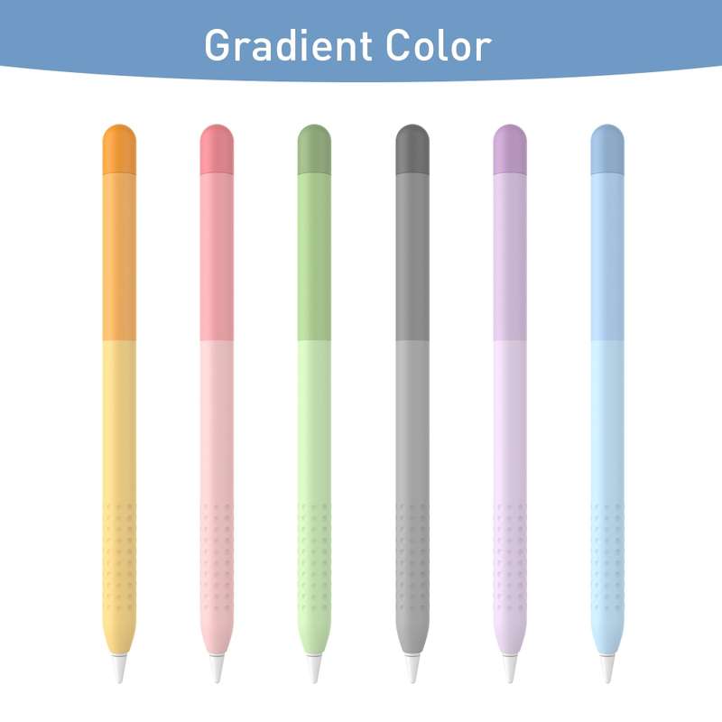 DUX DUCIS Gradient Silicone Stylus Protective Case for Apple Pencil 1st Gen(Green)