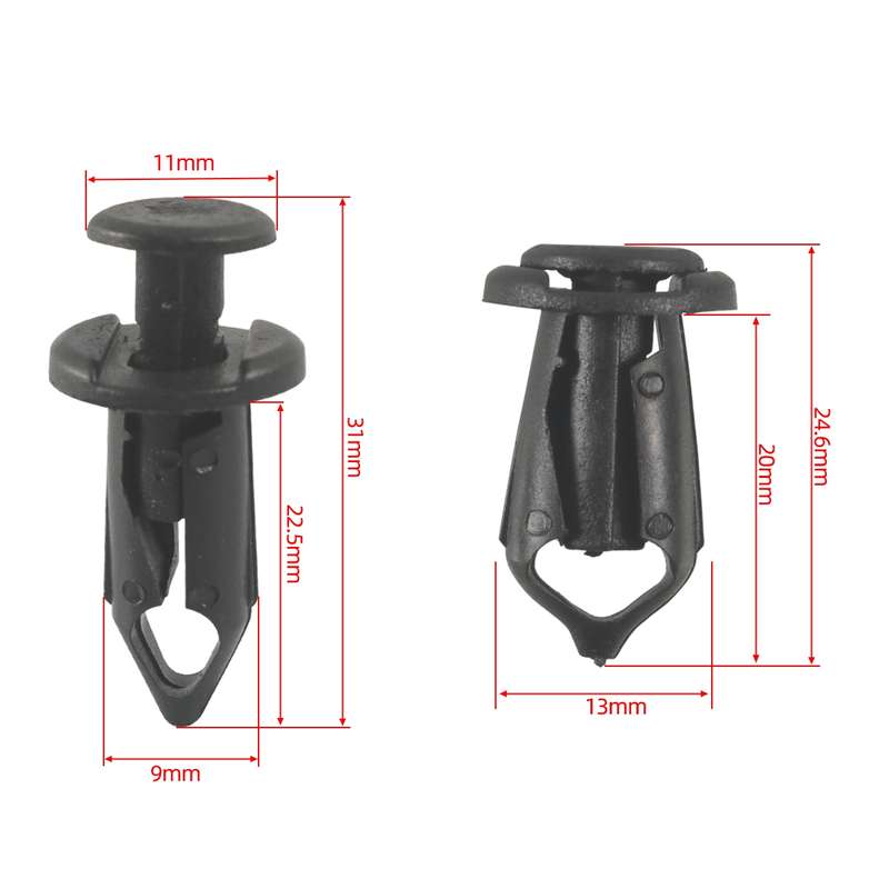 A6854 35 in 1 Car Hood Fender Bumper Fixing Kit for Infiniti G35 Sedan 2003-2008