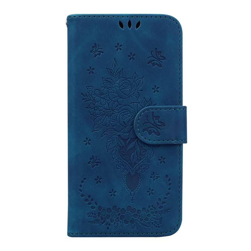 For Honor 20 / Huawei nova 5T Butterfly Rose Embossed Leather Phone Case(Purple)